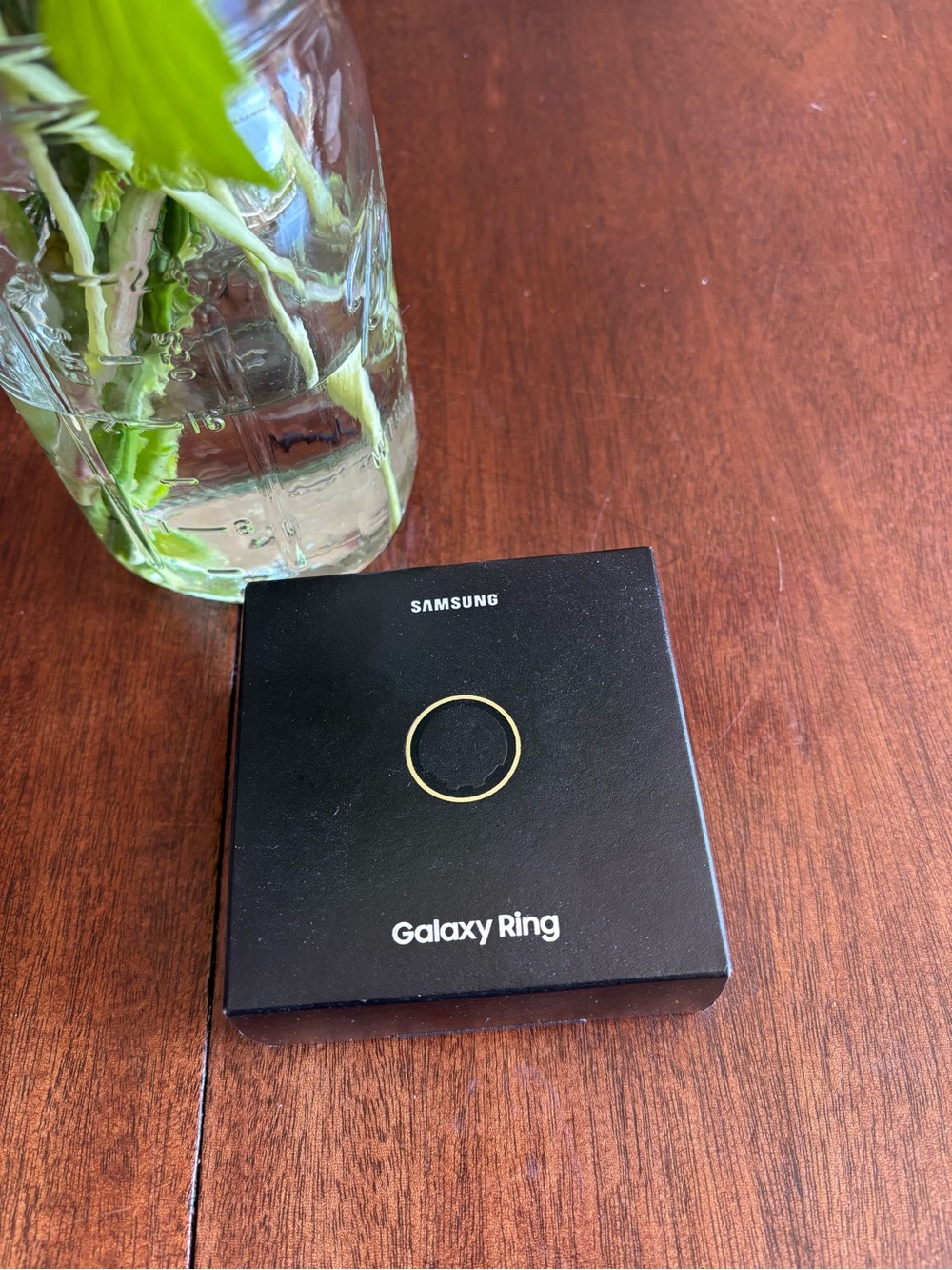 Samsung Galaxy Ring - Black Box with Gold Ring Graphic